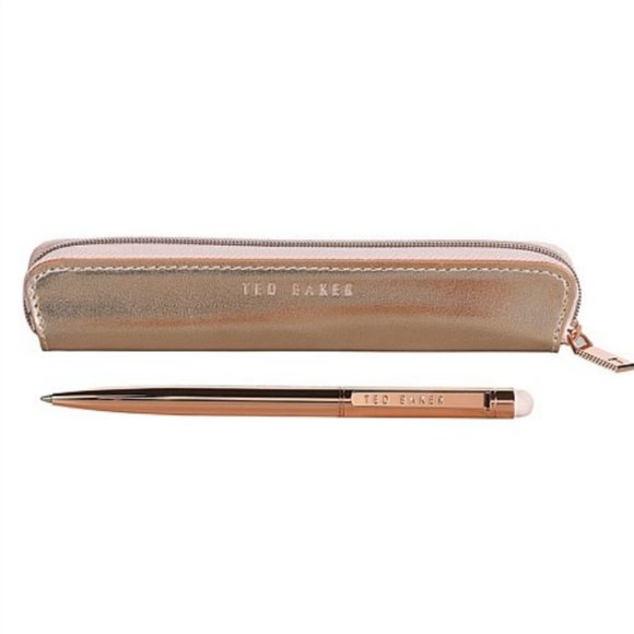 ted baker magic touch touch screen slim pen and pouch rose gold nwt - Picture 3 of 3